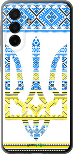Силиконовый чехол Герб - вышиванка желто-голубая для Samsung Galaxy A26 - 1197u-3881 изображение 