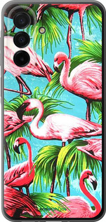Силиконовый чехол Tropical background для Samsung Galaxy A26 - 4016u-3881 изображение 