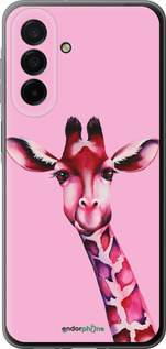 Силиконовый чехол Розовая жирафа для Samsung Galaxy A26 - 4441u-3881 изображение 