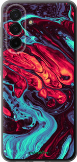 Силиконовый чехол Синяя красная абстакция для Samsung Galaxy A26 - 5339u-3881 изображение 