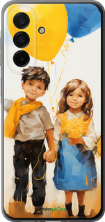 Силіконовий чехол Діти з кульками для Samsung Galaxy A26 - 5659u-3881 изображение 