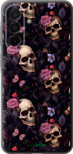 Силіконовий чехол Черепи та троянди для Samsung Galaxy A26 - 6316u-3881 изображение 