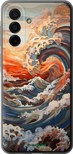 Силиконовый чехол Арт волны для Samsung Galaxy A26 - 6324u-3881 изображение 