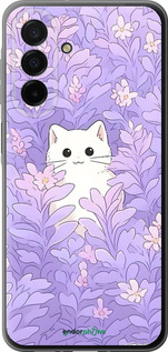 Силиконовый чехол Котик в цветах для Samsung Galaxy A26 - 6390u-3881 изображение 