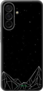 Силиконовый чехол Черно белые абстрактные горы для Samsung Galaxy A26 - 6437u-3881 изображение 