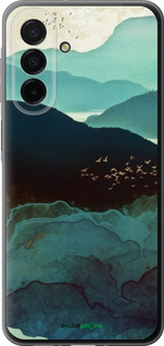 Силіконовий чехол Із зображенням гір Індіго для Samsung Galaxy A26 - 6484u-3881 изображение 