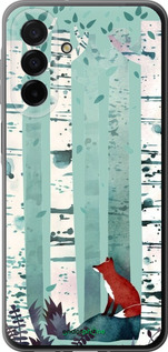 Силиконовый чехол Лис в зелёном лесу для Samsung Galaxy A26 - 6547u-3881 изображение 