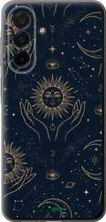 Силиконовый чехол 'Celestial Harmony: Sun & Moon Gold Mystic Pattern' для Samsung Galaxy A26 изображение 3