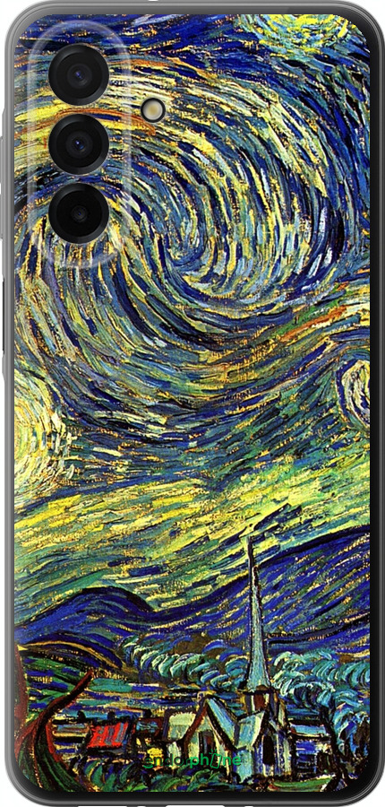 Силиконовый чехол Винсент Ван Гог. Звёздная ночь для Samsung Galaxy A26 - 163u-3881 изображение 