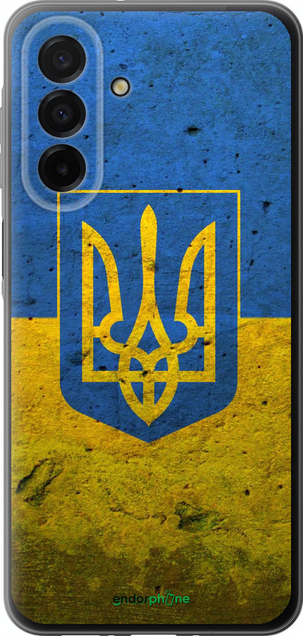 Силиконовый чехол Флаг и герб Украины 2 для Samsung Galaxy A26 - 378u-3881 изображение 
