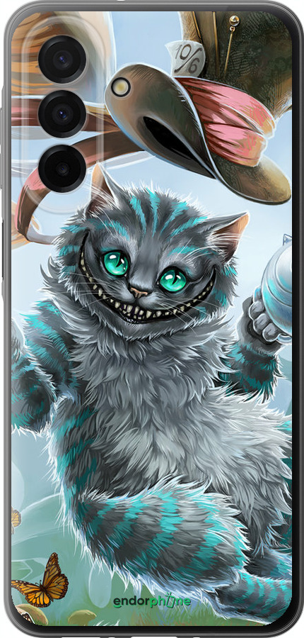 Силиконовый чехол Чеширский кот 2 для Samsung Galaxy A26 - 3993u-3881 изображение 