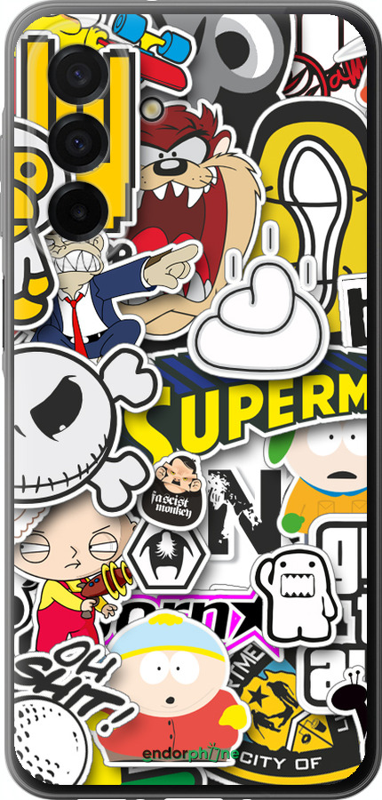 Силіконовий чехол Popular logos для Samsung Galaxy A26 - 4023u-3881 изображение 