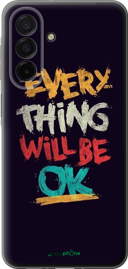 Силиконовый чехол Все будет хорошо для Samsung Galaxy A26 - 4068u-3881 изображение 