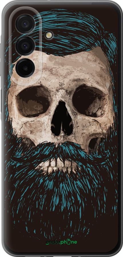 Силиконовый чехол Череп с бородой для Samsung Galaxy A26 - 4102u-3881 изображение 