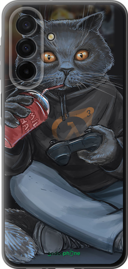 Силиконовый чехол gamer cat для Samsung Galaxy A26 - 4140u-3881 изображение 