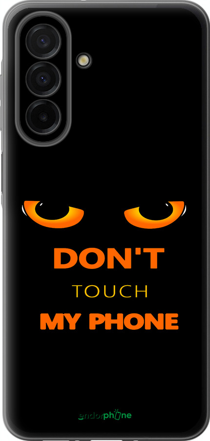Силиконовый чехол Don't touch the phone для Samsung Galaxy A26 - 4261u-3881 изображение 