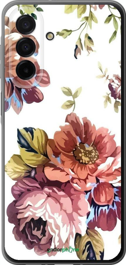Силиконовый чехол Vintage flowers для Samsung Galaxy A26 - 4333u-3881 изображение 