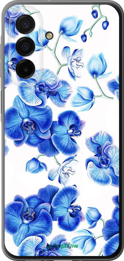 Силиконовый чехол Голубые орхидеи для Samsung Galaxy A26 - 4406u-3881 изображение 