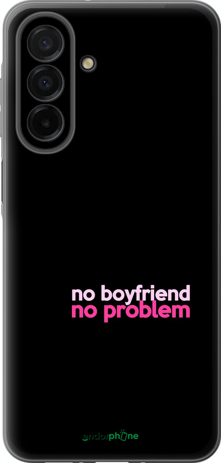 Силиконовый чехол no boyfriend no problem для Samsung Galaxy A26 - 4549u-3881 изображение 