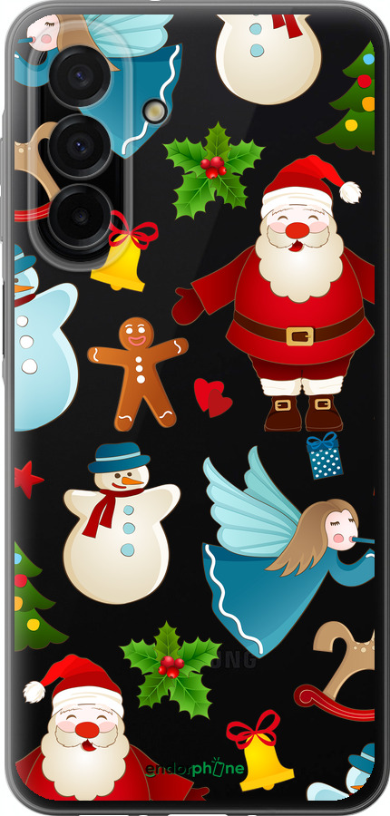 Силиконовый чехол Новогодний 1 для Samsung Galaxy A26 - 4614u-3881 изображение 