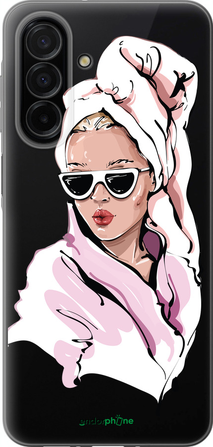 Силиконовый чехол Девушка в очках 2 для Samsung Galaxy A26 - 4714u-3881 изображение 