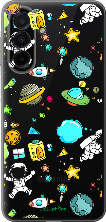 Силиконовый чехол Космос для Samsung Galaxy A26 - 4735u-3881 изображение 