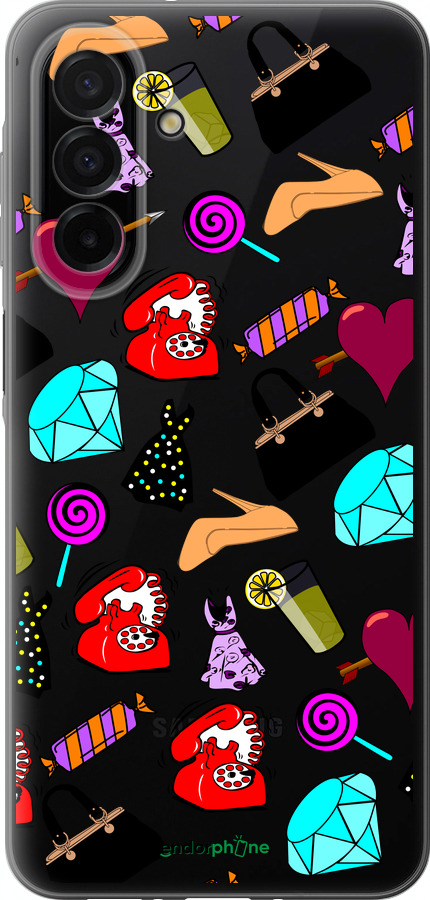 Силіконовий чехол stickers для Samsung Galaxy A26 - 4757u-3881 изображение 