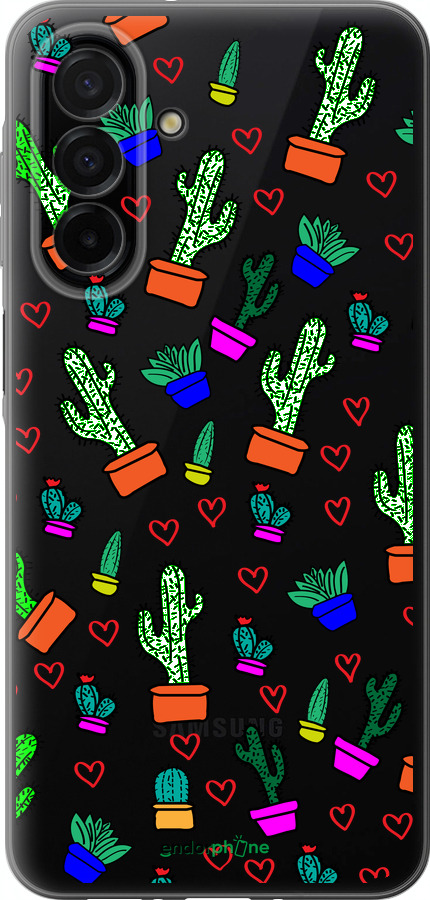 Силіконовий чехол Кактуси 4 для Samsung Galaxy A26 - 4856u-3881 изображение 