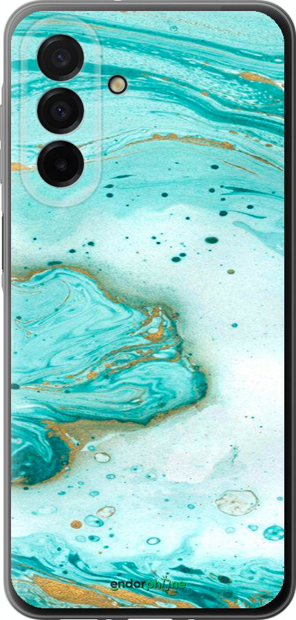 Силиконовый чехол Мраморный для Samsung Galaxy A26 - 4895u-3881 изображение 