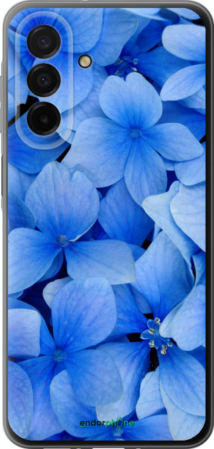 Силиконовый чехол Синие цветы для Samsung Galaxy A26 - 526u-3881 изображение 