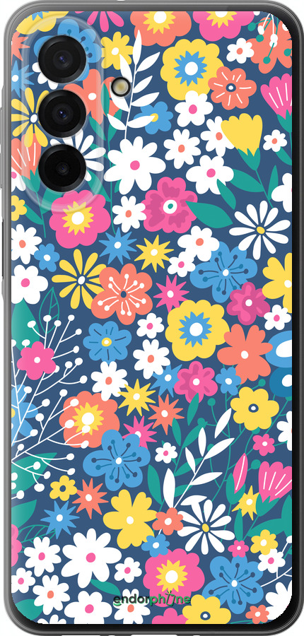 Силіконовий чехол Квітковий фон v4 для Samsung Galaxy A26 - 5494u-3881 изображение 