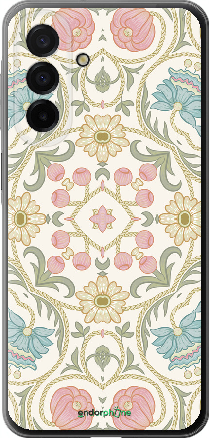 Силиконовый чехол Цветочный орнамент v2 для Samsung Galaxy A26 - 5513u-3881 изображение 