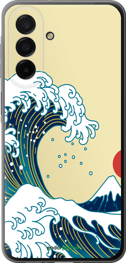 Силиконовый чехол Японские волны для Samsung Galaxy A26 - 5533u-3881 изображение 