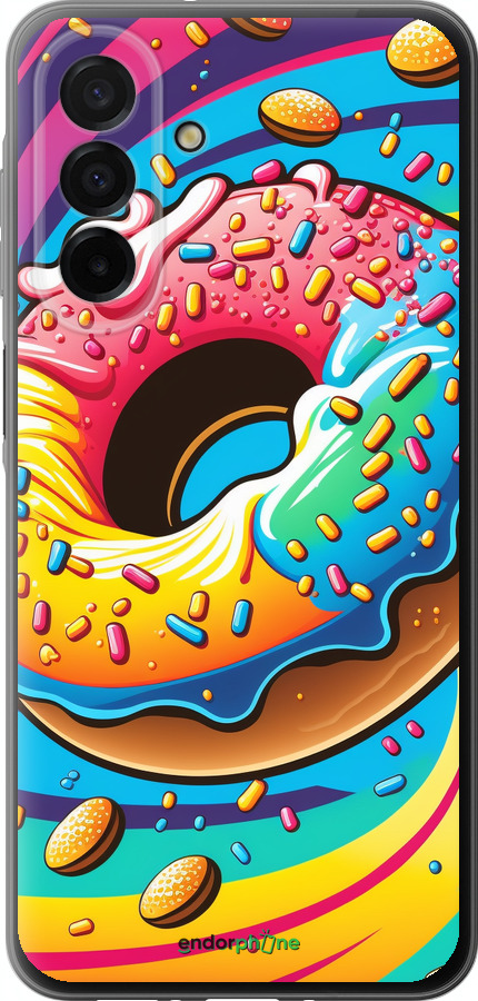 Силиконовый чехол Пончик радуга для Samsung Galaxy A26 - 5584u-3881 изображение 