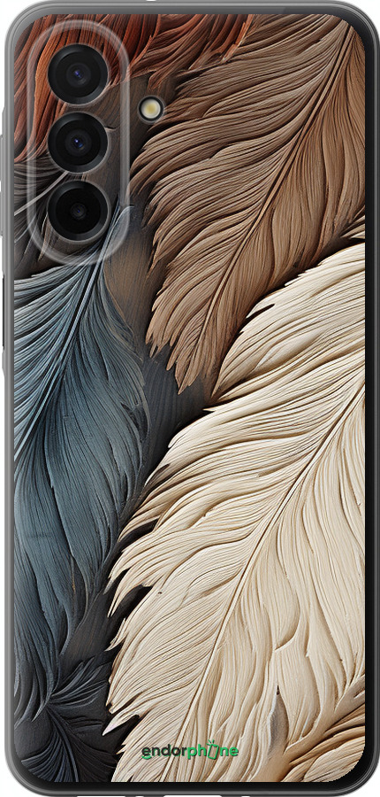 Силиконовый чехол Листья в стиле бохо для Samsung Galaxy A26 - 5643u-3881 изображение 
