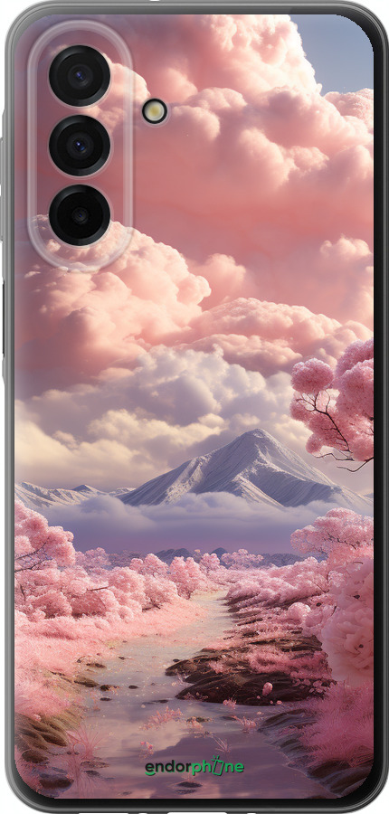 Силиконовый чехол Розовые облака для Samsung Galaxy A26 - 5660u-3881 изображение 