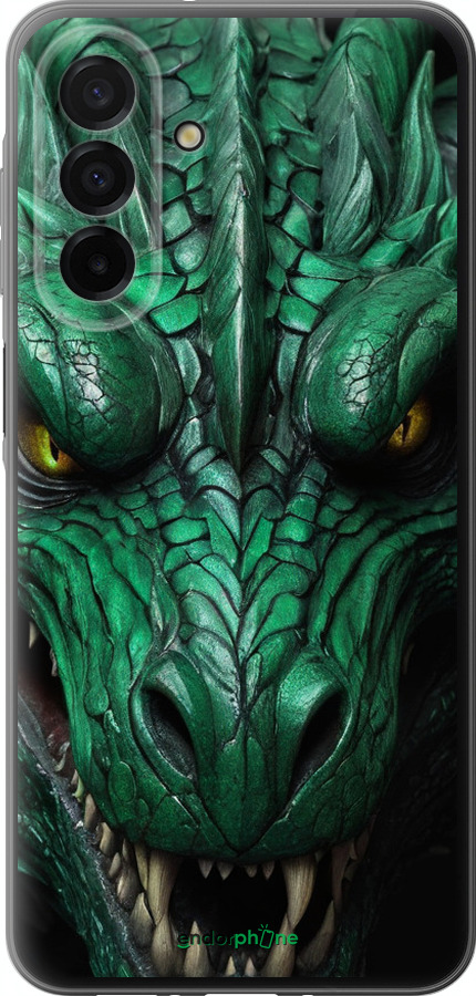 Силиконовый чехол Зелёный дракон v2 для Samsung Galaxy A26 - 5817u-3881 изображение 