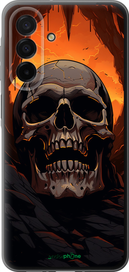 Силиконовый чехол Череп в пещере для Samsung Galaxy A26 - 5959u-3881 изображение 