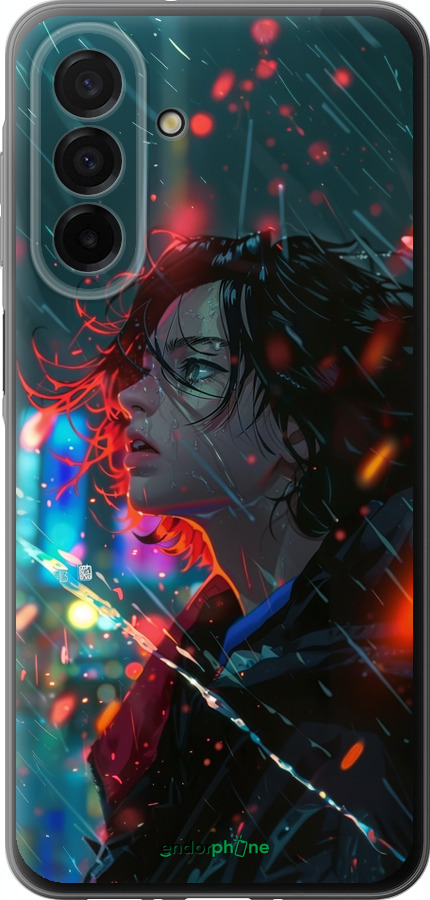 Силіконовий чехол Нічні вогні для Samsung Galaxy A26 - 6096u-3881 изображение 