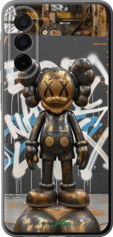 Силіконовий чехол Bronze kaws v3 для Samsung Galaxy A26 - 6099u-3881 изображение 