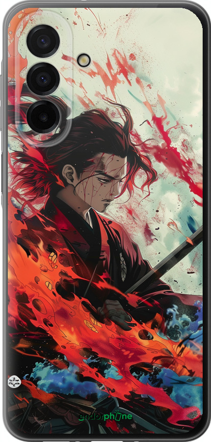 Силиконовый чехол Битва стихий для Samsung Galaxy A26 - 6110u-3881 изображение 