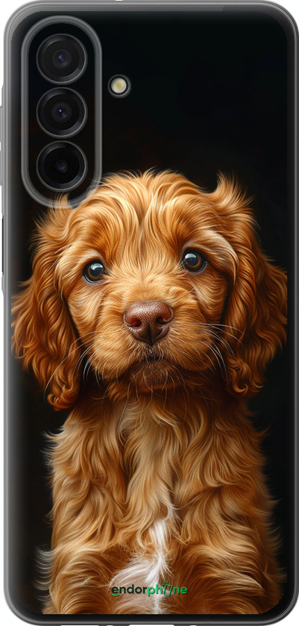 Силіконовий чехол Cocker spaniel на чорному фоні для Samsung Galaxy A26 - 6137u-3881 изображение 