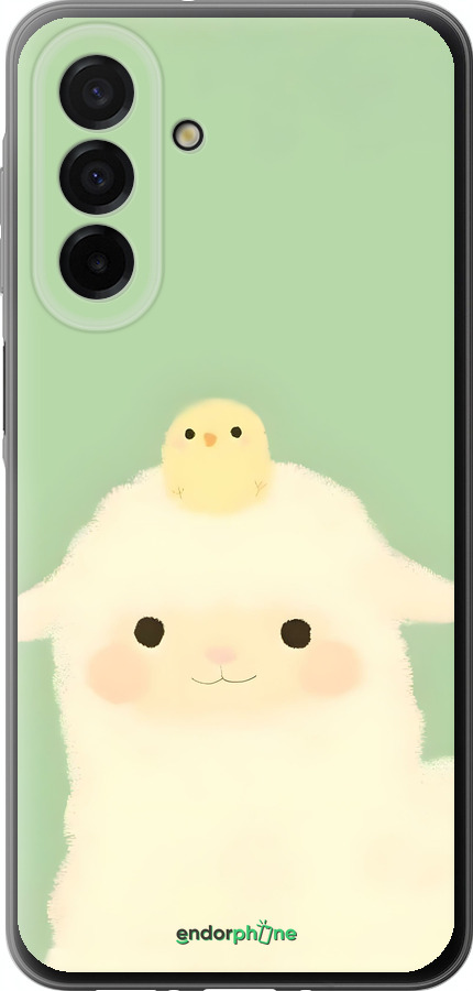 Силиконовый чехол Барашек и ципленок для Samsung Galaxy A26 - 6369u-3881 изображение 