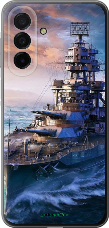 Силіконовий чехол Військовий корабель, world of tanks, wargaming для Samsung Galaxy A26 - 6461u-3881 изображение 