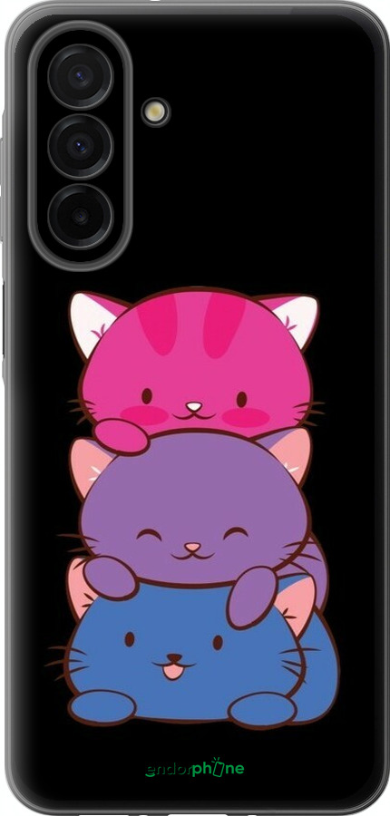 Силіконовий чехол Милі котятка для Samsung Galaxy A26 - 6518u-3881 изображение 