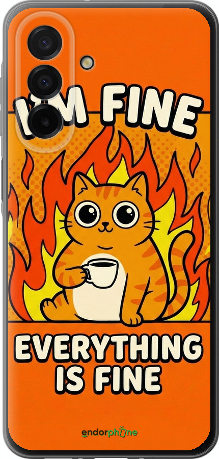 Силиконовый чехол Funny Cat для Samsung Galaxy A26 - 6786u-3881 изображение 