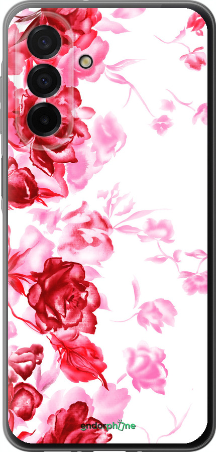 Силиконовый чехол Нарисованные розы для Samsung Galaxy A26 - 724u-3881 изображение 