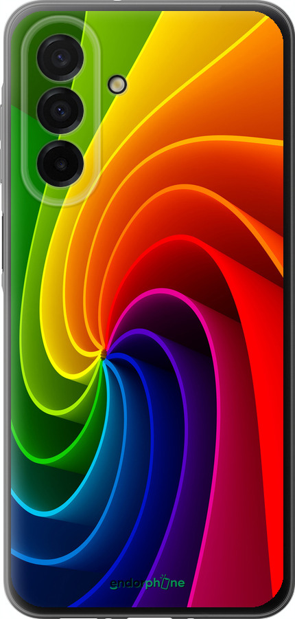 Силиконовый чехол Радужный вихрь для Samsung Galaxy A26 - 747u-3881 изображение 