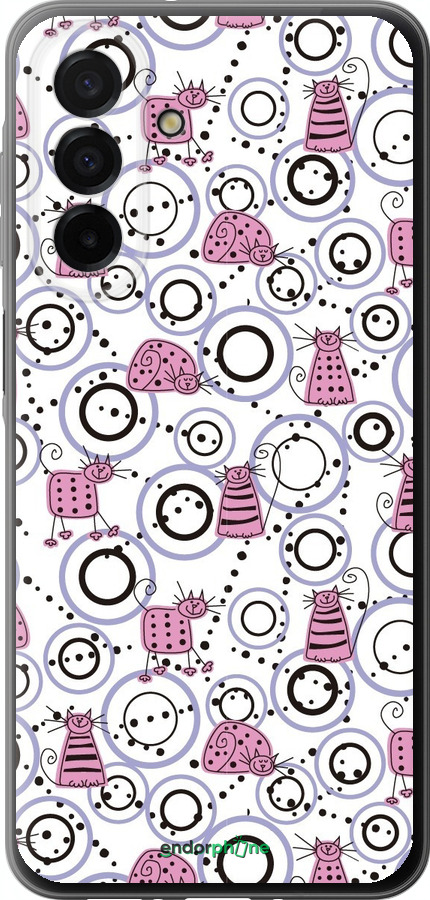 Силиконовый чехол Смешные коты для Samsung Galaxy A26 - 907u-3881 изображение 