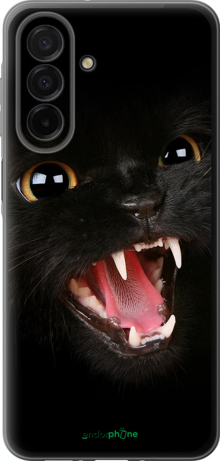 Силиконовый чехол Чёрная кошка для Samsung Galaxy A26 - 932u-3881 изображение 